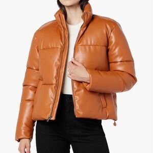 The Drop Women's Priscilla Vegan Leather Puffer M